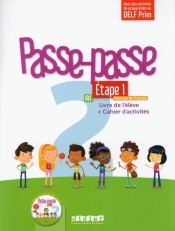 Passe-Passe 2 etape 1 Podręcznik + ćwiczenia + CD - Meynardier Marion, Pozzana Laurent