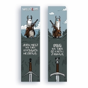 Zakładka kartonowa - Dwa miecze