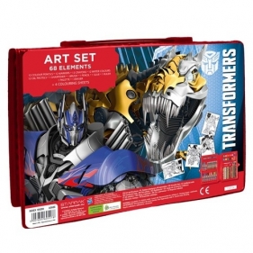 Zestaw artystyczny 68 elementów Transformers