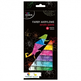 Kidea, Farby akrylowe 12x12ml