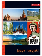 Zeszyt tematyczny Dan-Mark rosyjski tematyczne A5 krata 60 (5905184013226)