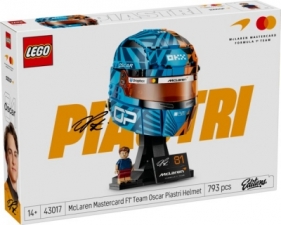 LEGO Editions Kask Oscar Piastri McLaren Mastercard F1 Team 43017