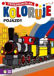 Przedszkolak koloruje. Pojazdy