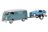 Volkswagen T1c Box Van Kleinschnittger with Trailer and Kleinschnittger F125