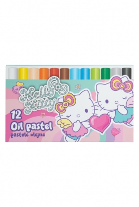 Coolpack, Pastele olejne Hello Kitty - Pink 1, 12 szt (10579PTR)