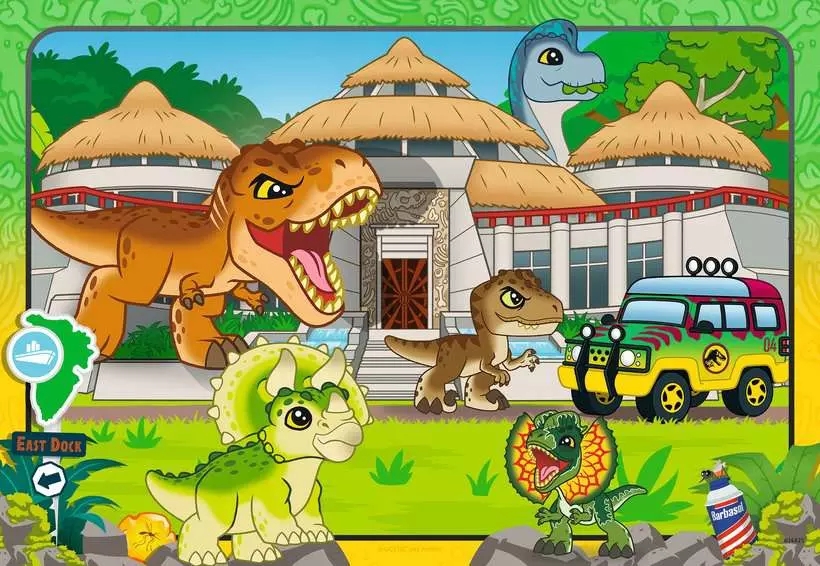 Ravensburger, Puzzle 2x24: Jurassic World Explorers (12001057)