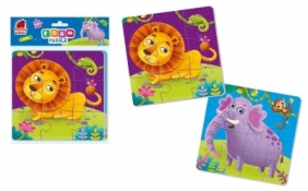 Piankowe puzzle 2w1 - Zoo (RK6050-05)