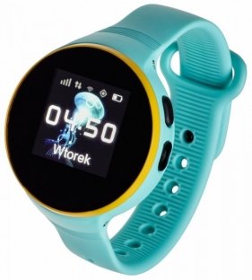 Smartwatch zegarek Kids Smile niebieski (5903246280579)