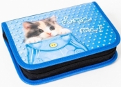 Piórnik z 2 klapkami Blue 1