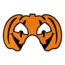  Maska na Halloween flokowana Dynia