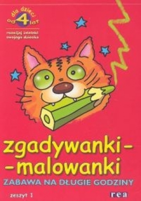 Zgadywanki - malowanki. Zeszyt 1