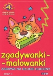 Zgadywanki - malowanki. Zeszyt 1