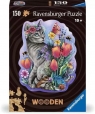 Ravensburger, Puzzle drewniane 150: Kot (12000757) Wiek: 10+