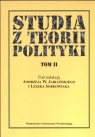 Studia z teorii polityki Tom 2  Jabłoński Andrzej