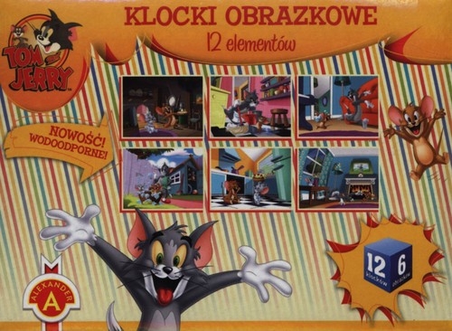Tom and Jerry  Klocki obrazkowe 12 elementów
	 (0857)