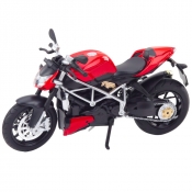 Motocykl metalowy ze światłem i dźwiękiem 1:12
