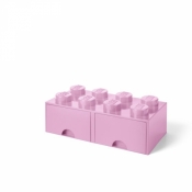 LEGO, Szuflada klocek Brick 8 - Jasnoróżowa (40061738)