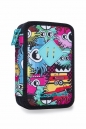 CoolPack - Jumper 2 - Piórnik podwójny z wyposażeniem - Wiggly eyes pink (B66047)