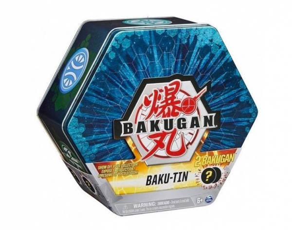 Pojemnik z figurkami Bakugan Geogan Baku-Tin niebieski Seria 3 GML (6060138/20129554)