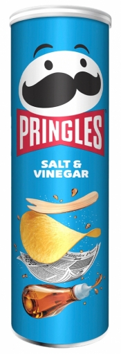 Chipsy Pringles Salt & Vinegar Tuba 165g (OUTLET - USZKODZENIE)
