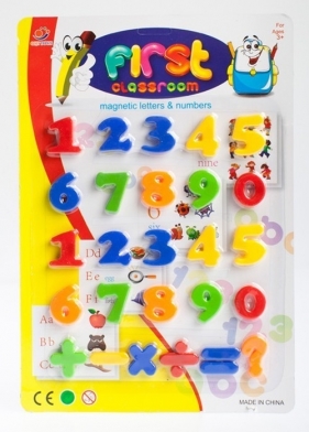 Cyferki magnetyczne 3,1 cm 25 elementów
