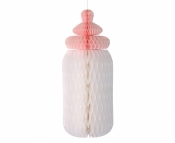 Dekoracja Godan Rozeta dekoracyjna Baby Girl, butelka - 30 cm (QT-RDBR)