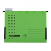 Teczka zawieszkowa Elba Chic Ultimate®, z płóciennymi boczkami - zielona (100552104)