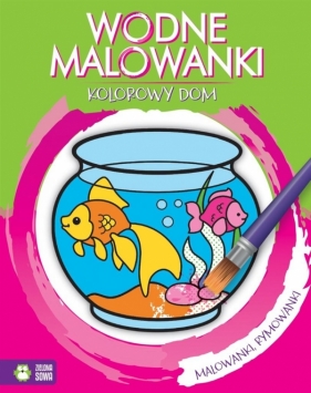 Kolorowy dom Wodne malowanki