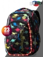 CoolPack Strike S, plecak młodzieżowy - Led Dinosaurs