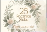 Zaproszenie Rocznica ślubu 25 (10szt)