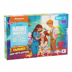 Klocki Waffle mini Farmer - Domek Pani weterynarz, 100 el. (907580)