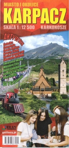 Mapa dla aktywnych - Karpacz i okolice w.2023 - Opracowanie zbiorowe
