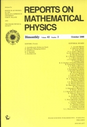 Reports on Mathematical Physics 62/2 - <br />