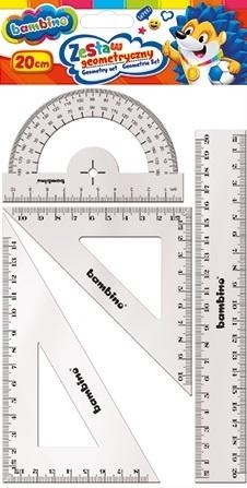 Zestaw geometryczny 4-elementowy - 20cm