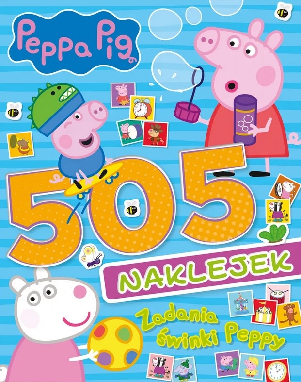 Peppa Pig. 505 naklejek. 4 Zadania świnki Peppy