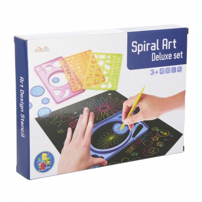 Szablon kreślarski Spirograf