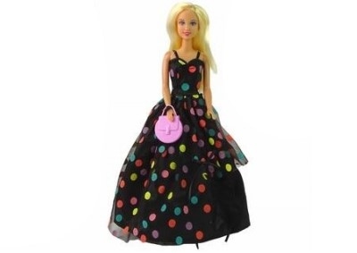 <img src='https://webimage.pl/pics/581/2/dd5905515352581.jpg' style='height:440px' /> Lalka Lucy sukienka czarna kropki