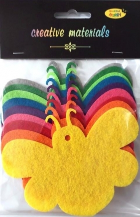 Pszczółki z filcu 11,5x 8cm 9szt