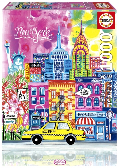 <img src='https://webimage.pl/pics/581/5/d8412668205581.jpg' style='height:440px' /> Puzzle Nowy Jork / USA Car Pintos 1000 el 114121