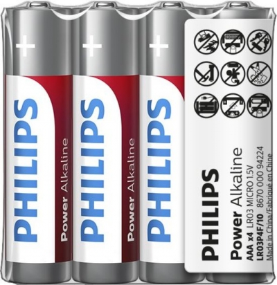 Bateria Philips Power Life LR03 AAA 4 szt w folii