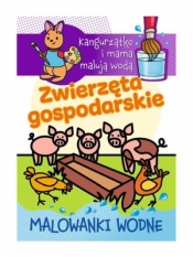 Kangurzątko i mama malują wodą
