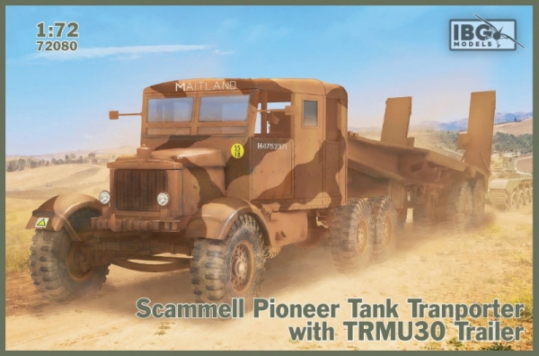 Model plastkowy Scammell Pioneer Tank Transporter TRMU30 (72080)
