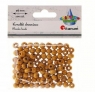 Koraliki drewniane lakierowane brązowe 1000szt