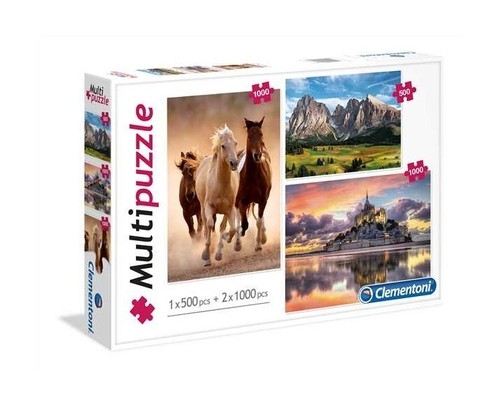 Multipuzzle mix 1x500 2x1000 (08107)