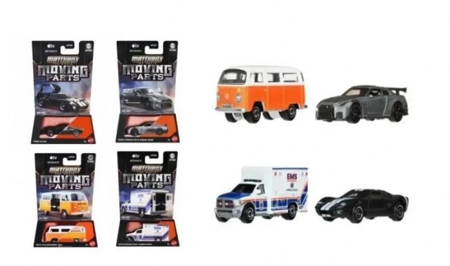Matchbox Moving Parts Samochód akcji mix