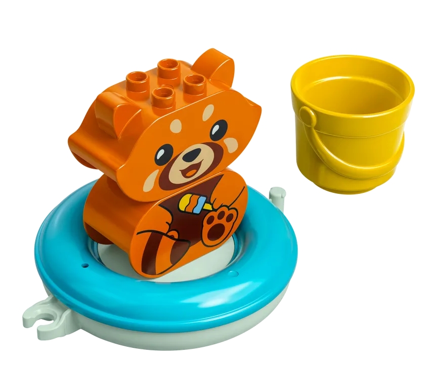 Lego Duplo: Zabawa w kąpieli - pływająca czerwona panda (10964)