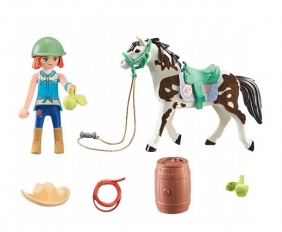 Playmobil Horses of Waterfall: Ellie i Sawdust ćwiczące western riding (71358)