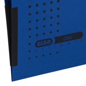 Teczka zawieszkowa Elba Chic Ultimate®, z płóciennymi boczkami - granatowa (100552102)