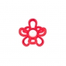 GiliGums, Grzechotka kwiatek - czerwona (GG45582)