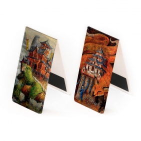 Zakładka magnetyczna - Kaiju / Kitsune i Słowik